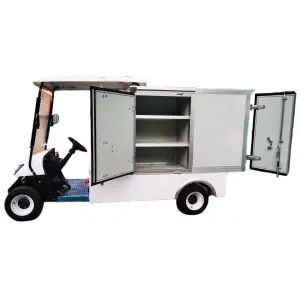 New 2 Seat Electric Golf Cart Boxcar with Lithium Battery Good Price Can Be Used for Transporting Goods and Selling Goods