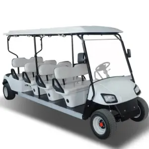 Brand New 4 Wheel 10-Seater High Quality Electric Golf Cart CE Certified 72V 5Kw AC Motor 70-90km Range 30km/h Speed