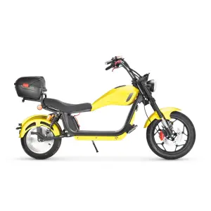 EEC Road-legal Customizable Electric Light Motorcycle Scooter with Rear Tailbox