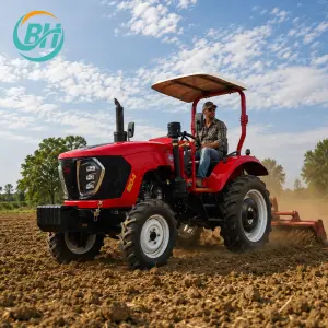 90HP High Performance Diesel Engine Agricultural Wheel Tractor for Field Work