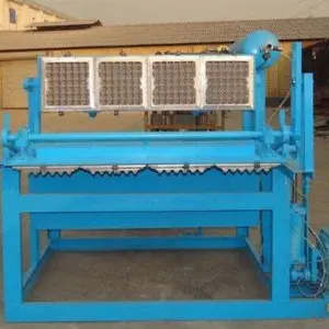 Cheap Price 1000 Trays/Hour Mini Rotary PLC Controlled Waste Paper Pulp Molding Egg Tray Making Machine Gearbox Motor