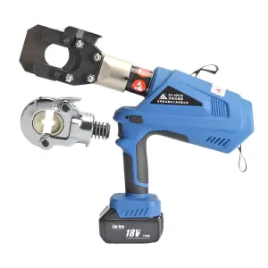 Two in One EZ-300 Battery Powered Hydraulic Crimping & Cutting Tools for Copper or Aluminum Cable
