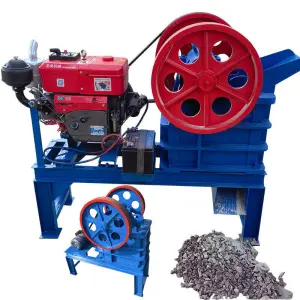 Pe150x250 Granite Crushing Line Electric Motor Diesel Engine Portable Mobile Jaw Crusher Machine