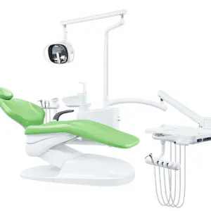 Portable Dental Chair Unit Mobile Folding Chair with Led Light Work