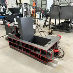 100T Scrap Metal Balers Hydraulic Scrap Steel Iron Compactor Aluminum Can Baler for Scrap Metal Recycling