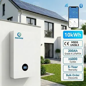51.2v 200ah 100ah Powerwall Lifepo4 Battery 10kwh 5kwh Solar Energy Storage System Battery with Smart Bms