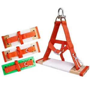 Safety Harness & Wooden Seat Board Set for High Altitude