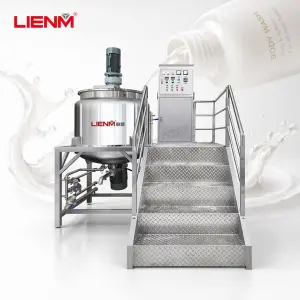 Factory Price Liquid Mixing Machine Savon Double Jacketed Mixing tank Mixing tank for Liquid Dishwashing