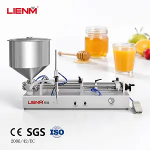 Industry Semi-automatic Juice Bottle Filling Machine Honey Straw Filling Machine Juice Filling Machine for Small Business