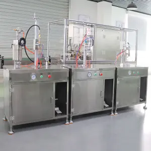 Factory Price Semi-automatic Aerosol Filling Machine Maquina De Pintura En Aerosol Aerosol Butane Filling Machine