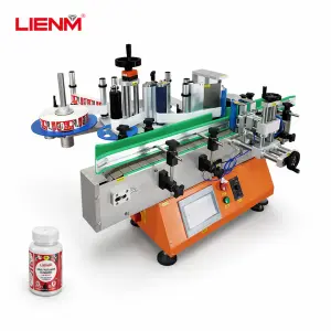 Industrial Label Printing Machine Woven Labels Machine Round Bottle Labeling Machine
