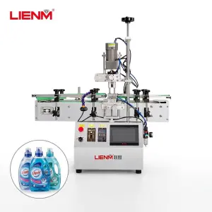 Fully Automatic Capping Machine Water Bottle Capping Machine Table Top Model Jam Glass Bottles Capping Machinery