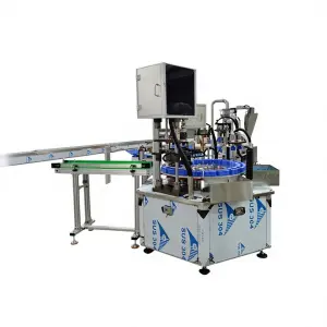 Factory Cosmetic Lotion Product Mixer and Filling Machine Cosmetic Small Bottle Filling and Capping Machine