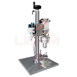 Professional China Manufacturer Perfume Bottle Pneumatic Perfume Crimping Machine Pocket Perfume Capping Sealing Machine