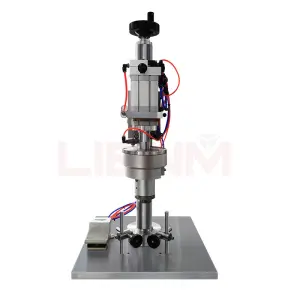 Factory Customized Aluminium Perfume Pump Sprayer Bottle Caps Crimping Pressing Capping Machine