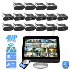 16 Solar Security Camera System Wireless Outdoor for Best for Store Choice Wireless Home Security Cameras Cctv Camera System