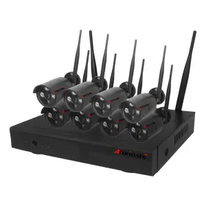 Tuya Camera NVR Kit Mini 1080P Wifi Bullet Camera with 8 Channel Wireless NVR CCTV Security Camera Kit