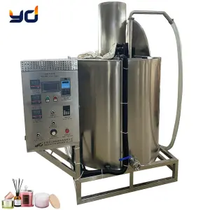 Factory Wholesale Electromagnetic Type 500l Heating Pot Wax Melter Tank Paraffin Soy Wax Beeswax Melter Candle Melting Machine