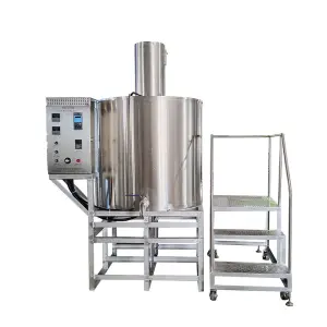 Candle/Polish/Hair/Soap/Cosmetic Wax Melting and Mixing Machine Wax Dissolving Equipment 500L Stainless Steel Tank Industry