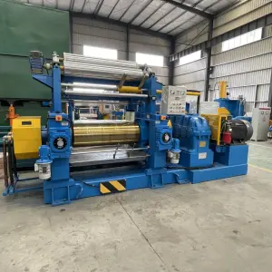 Plastic Rubber Processing Machine,with Stock Blender Open Type Rubber Mixing Mill Machinery
