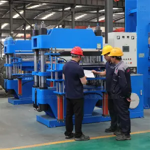 Hydraulic Plate Rubber Vulcanizer Vulcanizing Vulcanization Compression Molding Press Machine