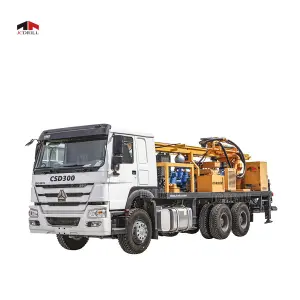 Truck Mounted Drill Rig Rotary Down the Hole Rig 300m Hole Depth 400mm Hole Diameter Water Well