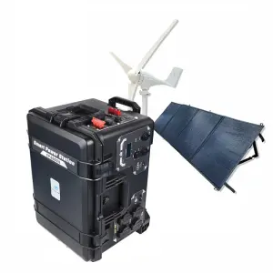 Drivelong Solar Wind Hybrid Portable LiFePO4 Battery Station 2688Wh Pure Sine Wave Solar Generator External Battery 3000W