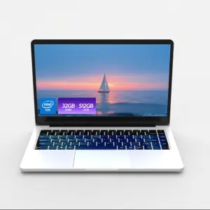 New 14" Mini Pocket Laptop 32GB DDR4/16GB RAM 2TB SSD Intel N95 Windows 11 IPS Panel English China Plug