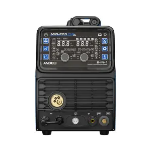 ANDELI 8 in 1 Aluminum Welding Machine MIG Pulse/TIG/Stick/CUT/Clean/Cold/Spot Semi-automatic Welding Gas/Gasless MIG Welder