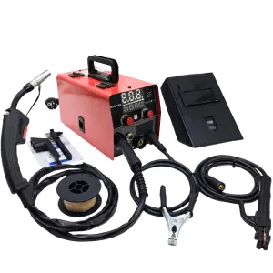 Portable 220V 3-in-1 Invert MIG Welders Gasless Handheld Mig Flux Welding Machine with 0.8mm 1.0mm Solid Wire