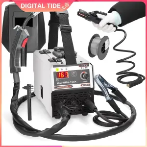 MIG MMA Welding Machine 2-in-1 220V Inverter IGBT Automatic Wire Feeding Contact Welding Gas Arc Welding Machine