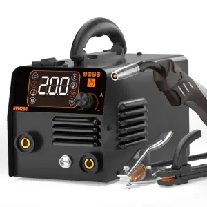 3in1 Synergic Control MIG Welder Machine Gasless MIG/Stick/Lift TIG Intelligent Welding Machine Portable Inverter