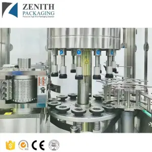 Fully Automatic  Can Filling Machine / Isopressure Filling and Sealing Machine