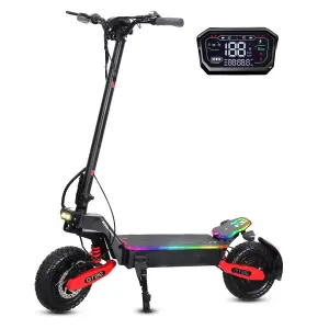 1200w Motor Fast 11 Inch Fat Tire 48v Battery Fast Remote Adult Off-road Electric Scooter