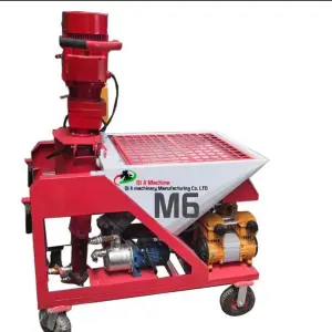 Automatic Plaster Spraying Machine Dry Powder Putty Mixing Plaster Wall Machine