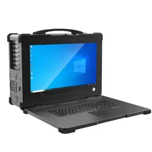 ODM/OEM 14 -17.3 inch Embedded Industrial Rugged Laptop with i7 i9 CPU Win Linux System 9000mAh Built-in Battery