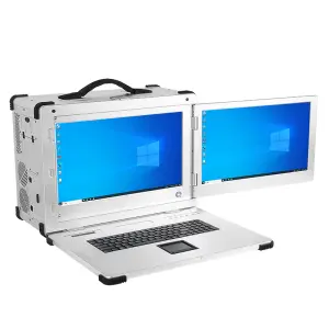 Factory Price 17.3-Inch Dual-Screen Rugged Business Laptop I5 I7 I9 1TB Hard Reinforced Design for Industrial Manufacturing