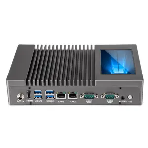 OEM/ODM 4.3 Inch Screen Rugged Industrial Fanless Mini PC with Intel i7 for Win/Linux Monitor