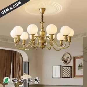 Candle Chandelier French Antique Style Restaurant Pendant Light Cream Style Creative Bedroom Chandelier Fixtures