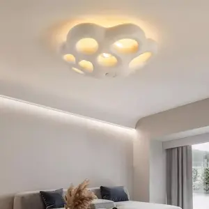 Modern Round Shape Led Ceiling Light Bedroom Surface Mounted Living Room Dining Table Round Ceiling Lamp