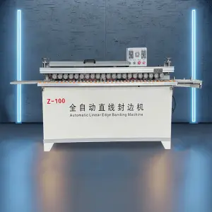 Woodworking Small 45 Degree Bevel Automatic Edge Banding Machine Edge Bander With Trimming