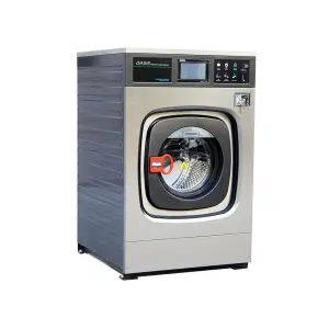 Oasis Commercial Industrial Laundry Washer Extractor 25Kg Fully Automatic Soft Mount Stainless Steel Steam Heated 3.5HP