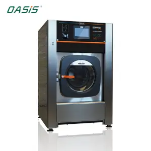 OASIS Commercial Laundry Shop Equipment Front Load Washer Dryer Machine Combo Coin Operated 20kg Capacity Fully Automatic