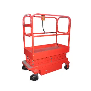 2026 new Mini Scissor Lift Manual Self Propelled Lift for promotion