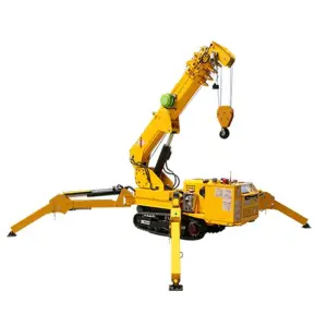 1ton to 14ton Load Portable Tracked Spider Crane Construction Crawler Crane