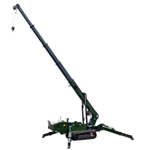 5ton 17m Hydraulic Hoisting Mechanism 120m Steel Rope Hoist Spider Crawler Crane for Construction Use