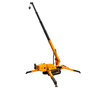 8ton 20ton 24m Portable Diesel+Electric Dual Engine Spider Crawler Crane Construction Use Lift Hoist for Use