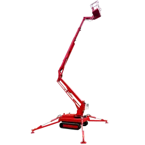 10m24m All Terrain Spider Articulated Crawler Boom Lift Aerial Work PlatformTracked Chassis Boom Lift