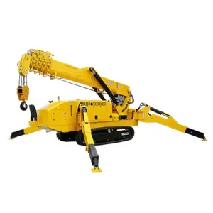 24m Heavy Duty Mini Spider Crawler Crane Elevator Hoist Glass Curtain Wall Lift Telescopic 8T Small Spider Crane