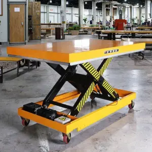 Movable Electric Hydraulic Portable Scissor Lift Tables with Wheels